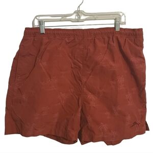 Tommy Bahama | Men's Paradise Nation Nylon Palm Print Swim Trunks (Size Large)